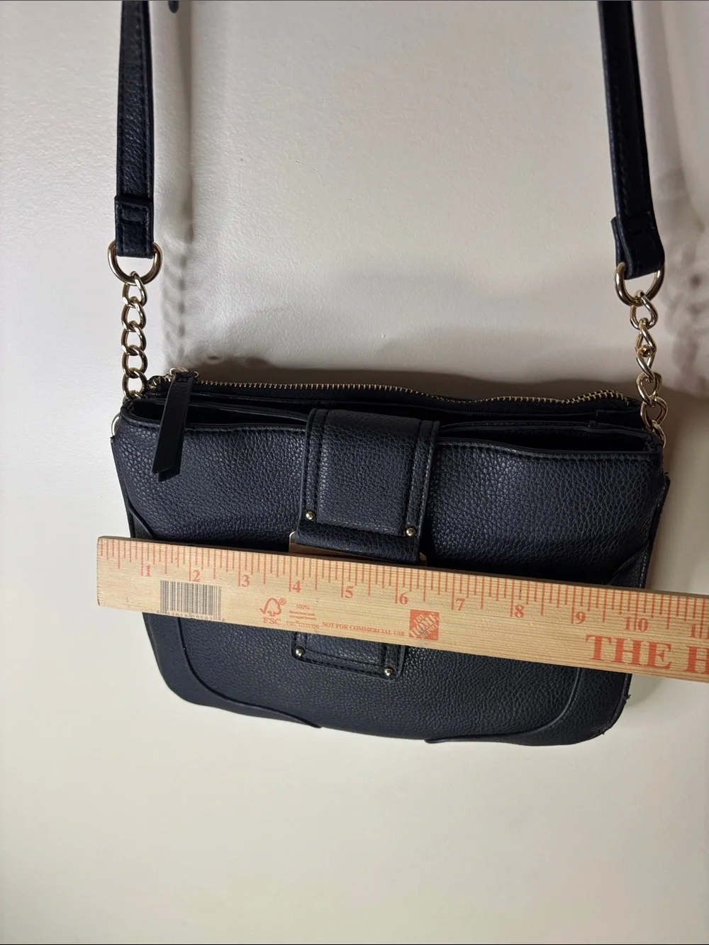 Juicy by Juicy Couture Black Crossbody Bag with Gold Hardware